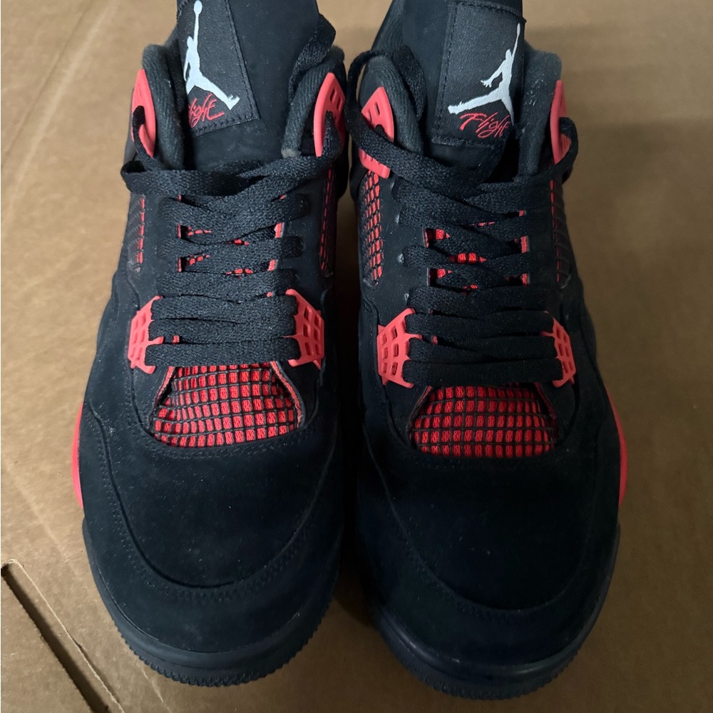 Jordan Black and Red Sneakers Iconic Design